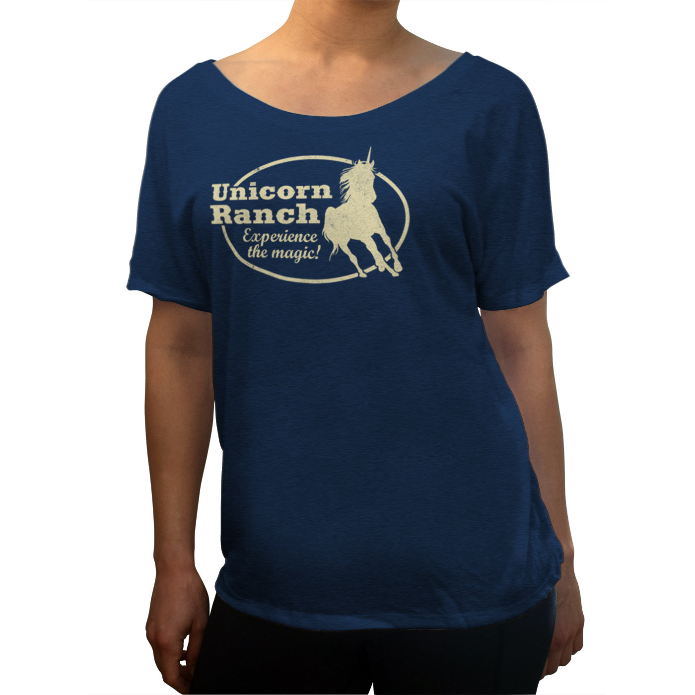 Women’S Unicorn Ranch – By Ex-Boyfriend Scoop Neck T-Shirt