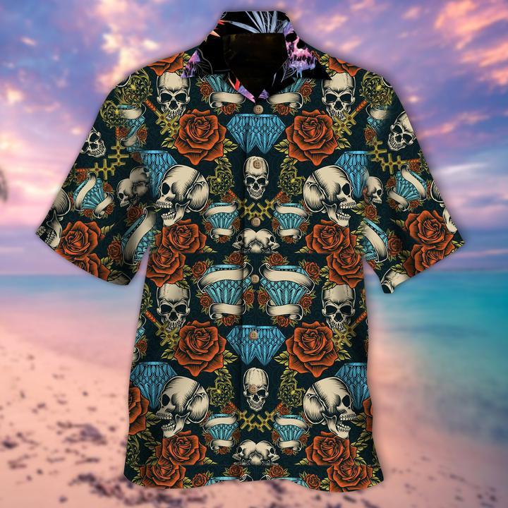 Skulls And Precious Diamonds Hawaii Shirt For Men Women Ha29088