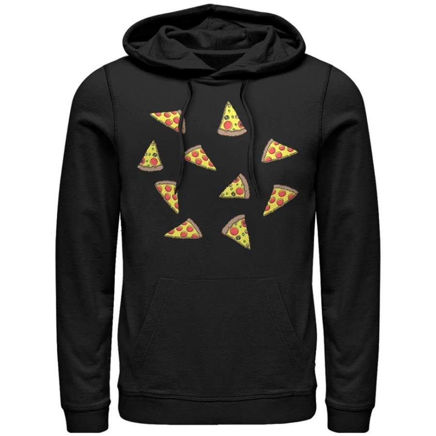 Lost Gods Men’s Pizza Storm  Lightweight Hoodie Black