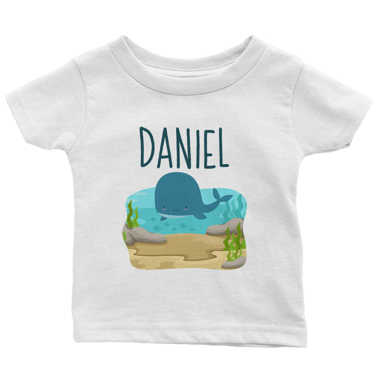 Happy Whale – Personalized Children’S T-Shirt