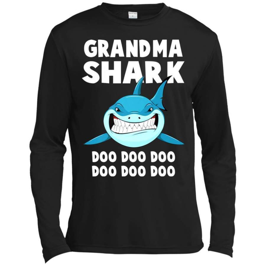 AGR Grandma Shark Doo Doo Doo Premium Long Sleeve T-shirt