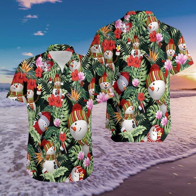 Felacia Stay Cool Snowman Hawaiian Ha47387