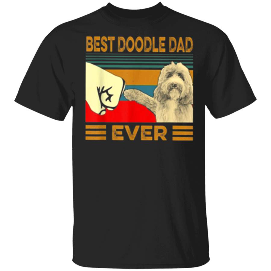 Vintage best Doodle dad ever T-Shirt