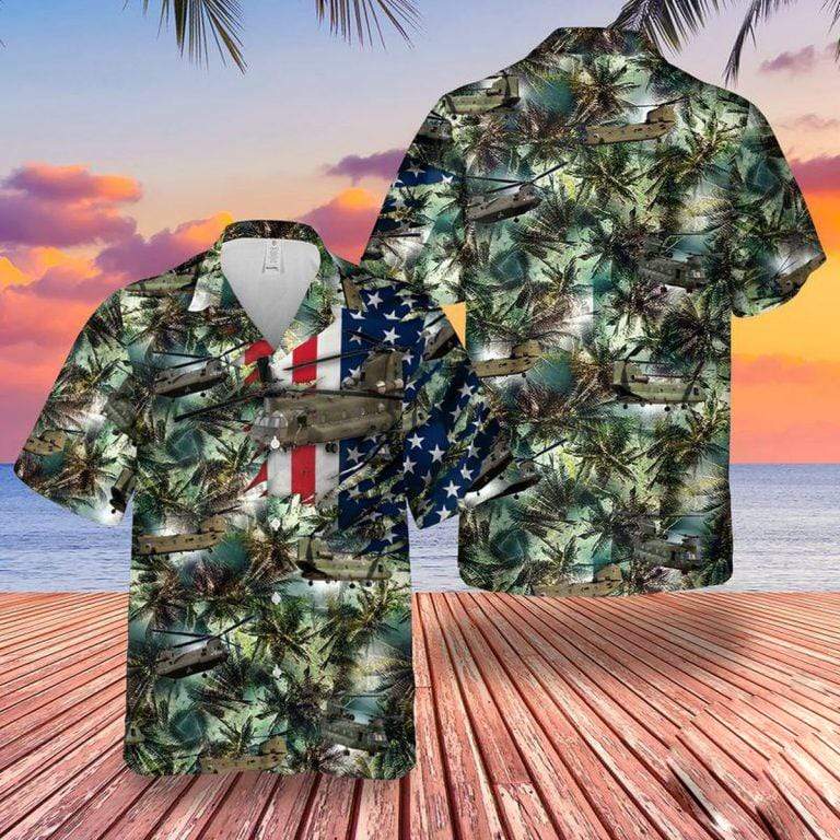 Us Army With Flag Hawaii Shirt Ha64359