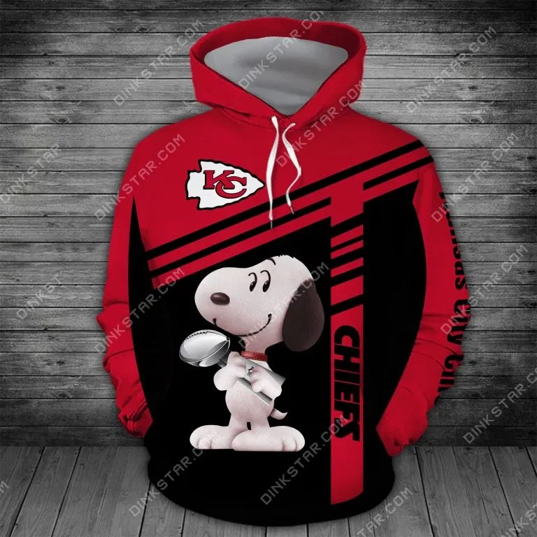 Snoopy Kansas City Chiefs 27 Unisex 3D Hoodie Gift For Fans