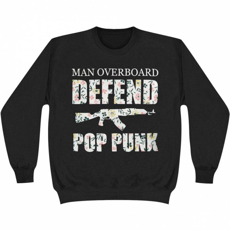 Floral Defend Pop Punk Sweatshirt T-Shirt