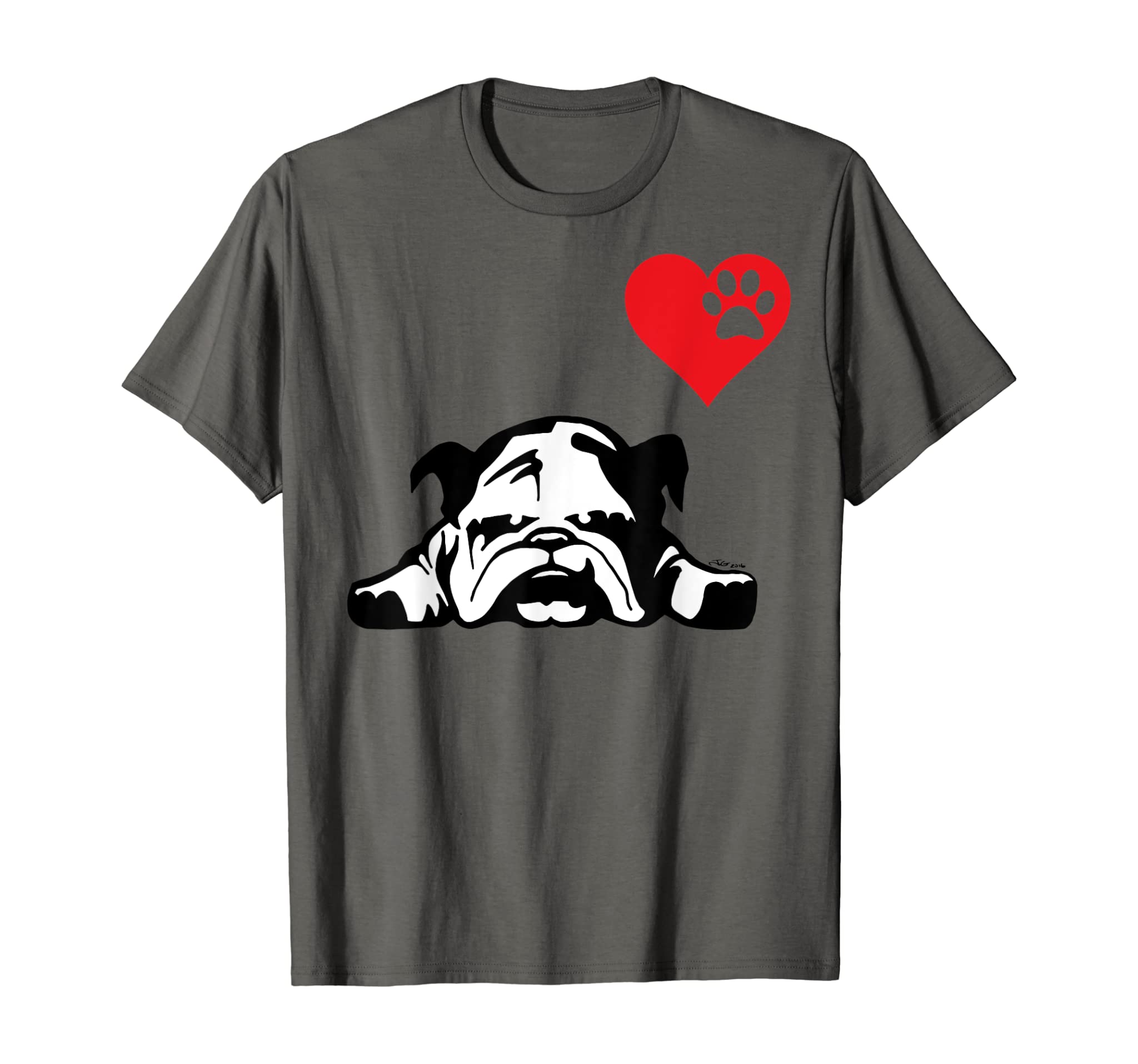 English Bulldog TShirt I LOVE MY ENGLISH BULLDOG DOG