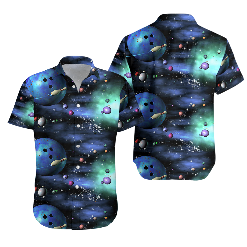 Bowling Galaxy The Universe Hawaii Shirt For Men And Women Adult Ha27899