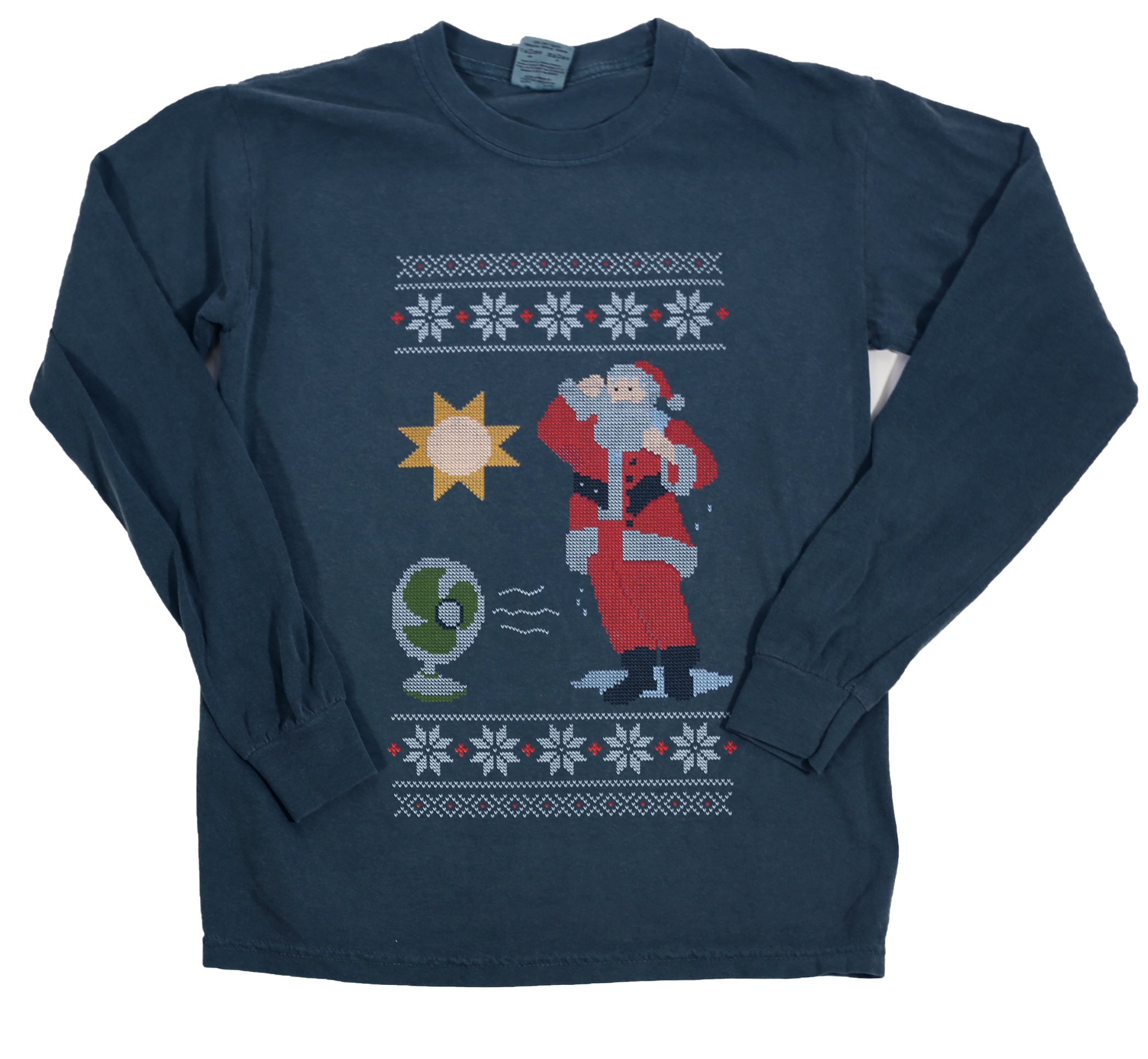 Sweaty Santa Ugly Sweater Long Sleeve T-Shirt