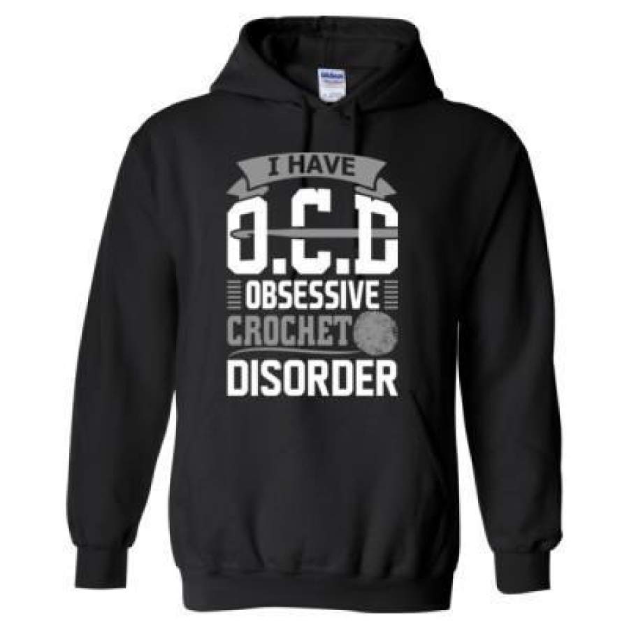 AGR I Have OCD Obsessive Crochet Disorder – Heavy Blend™ Hooded Sweatshirt