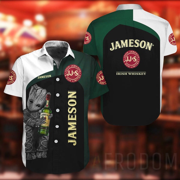 Baby Groot Jameson Whiskey Hawaii Shirt Ha66061