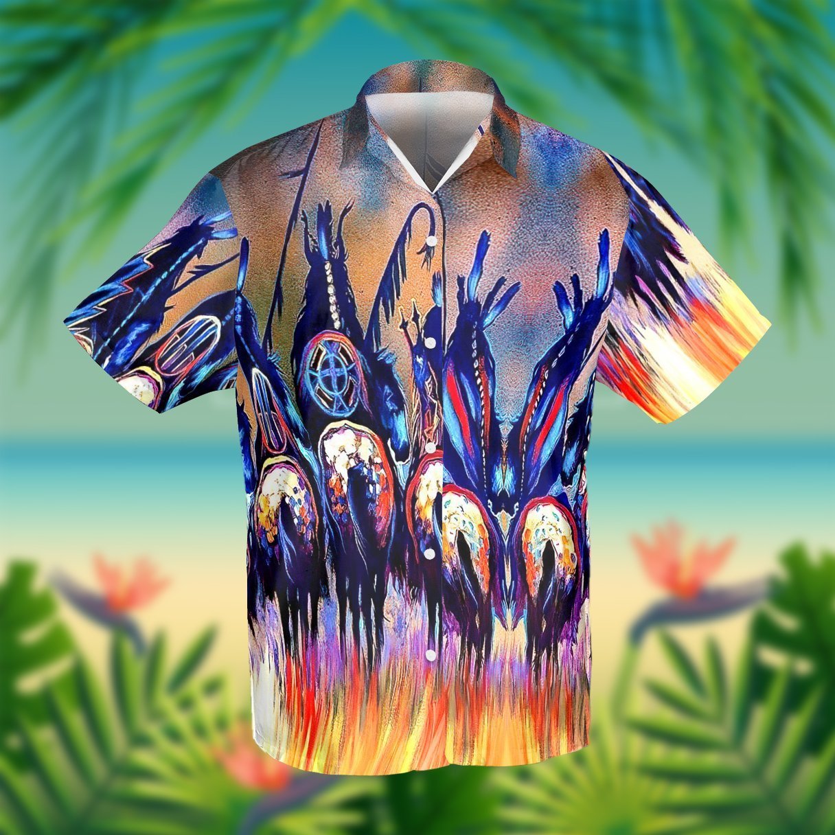 Warriors Native American Aloha Hawaii Shirts For Men Women Ha73831