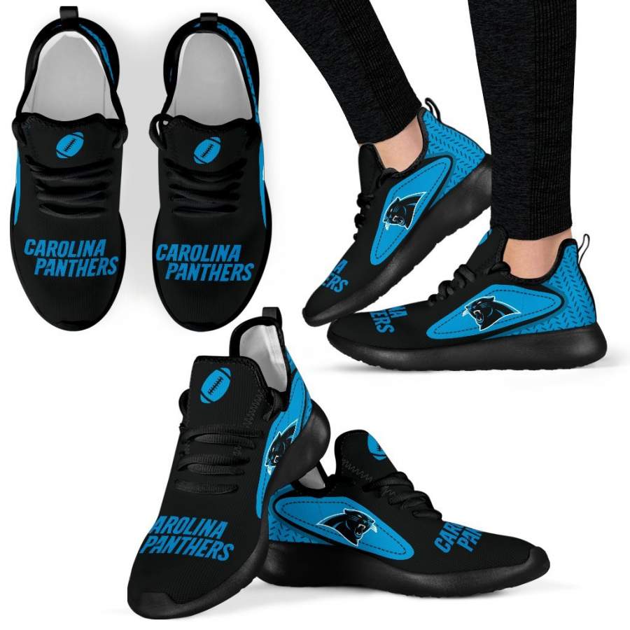 Legend React Carolina Panthers Mesh Knit Sneakers