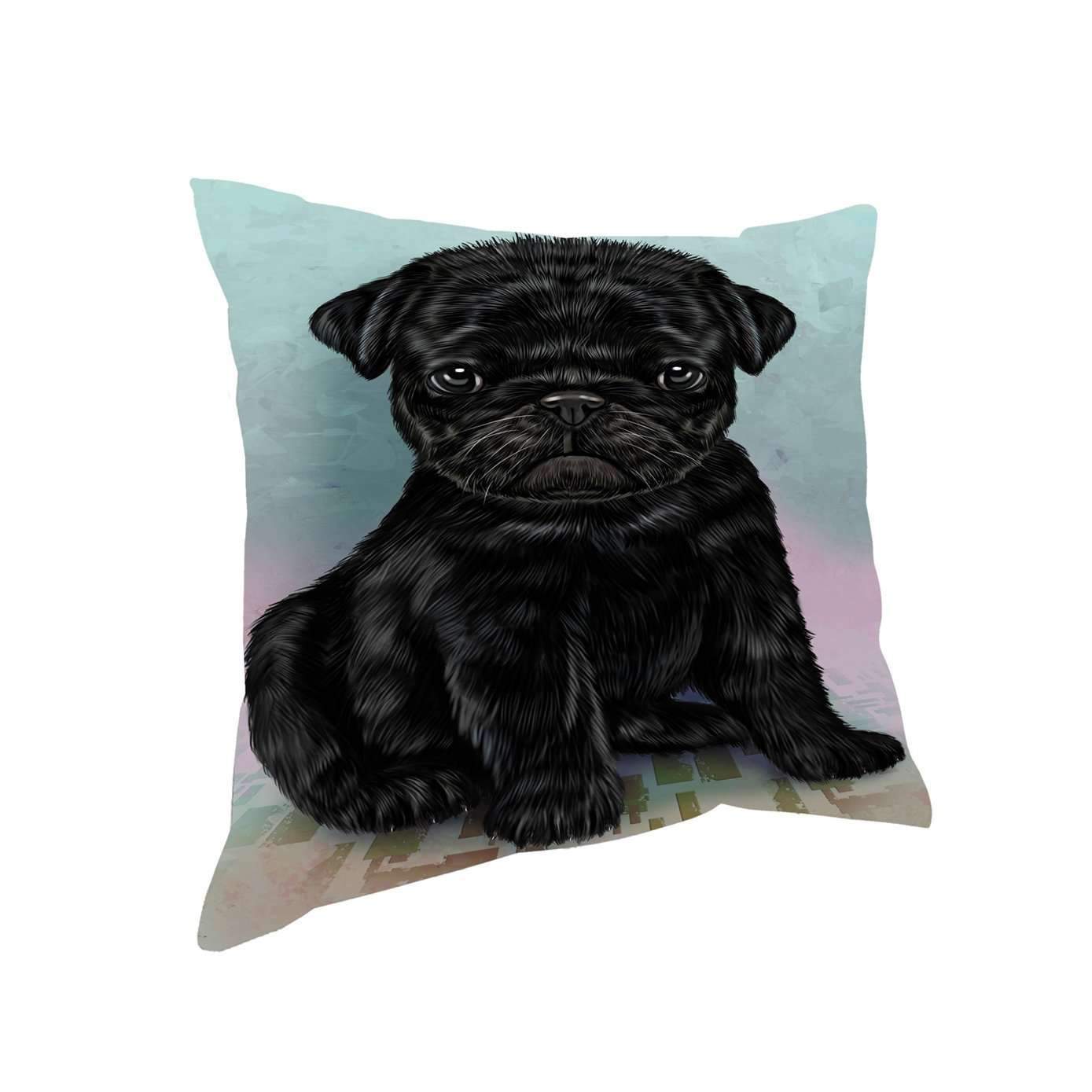 Pugs Puppy Dog Throw Pillow