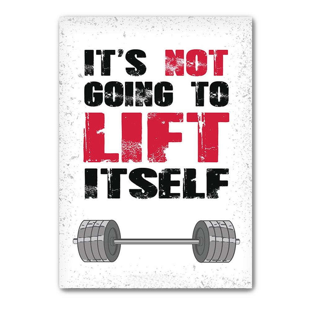 Poster Canvas Motivational Gym Poster – Weight Lifter – Gym Posters – Body Building Fitness Decor, Gym Poster Wall Decor, Poster Gift Decor Home Decor Wall Art Visual Art