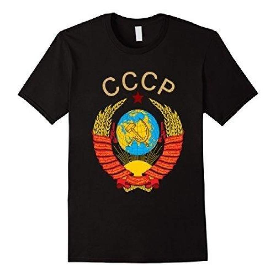 Rare State Emblem Ussr Soviet Union Vintage Design T Shirt Men’S Fun T-Shirt