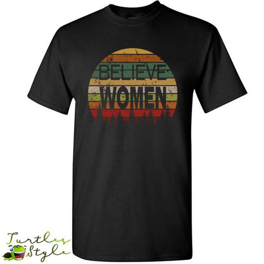 Believe Women Vintage Retro Design – Gildan Short Sleeve Shirt