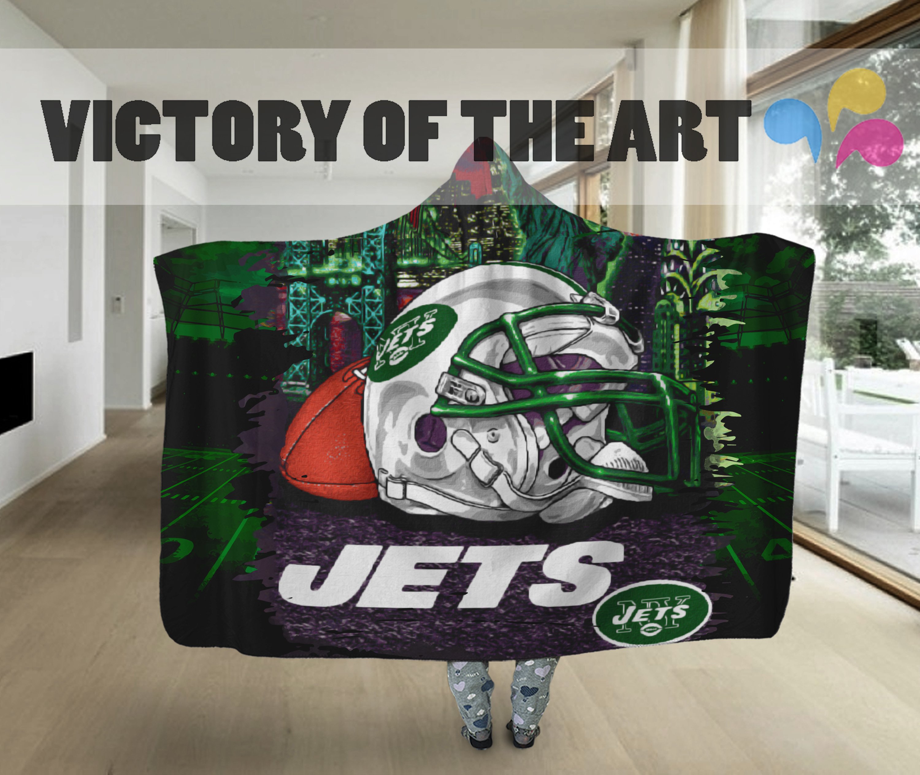 Special Edition New York Jets Home Field Advantage Hooded Blanket