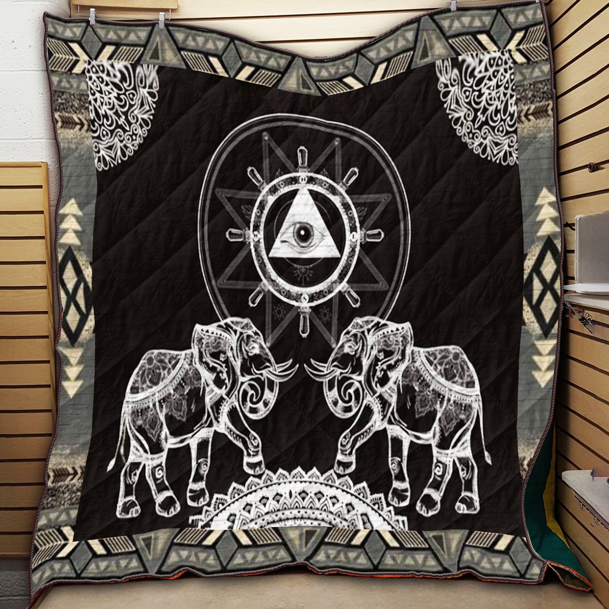 Mystic Elephant Bh15 Ntth011298 3D Customized Quilt