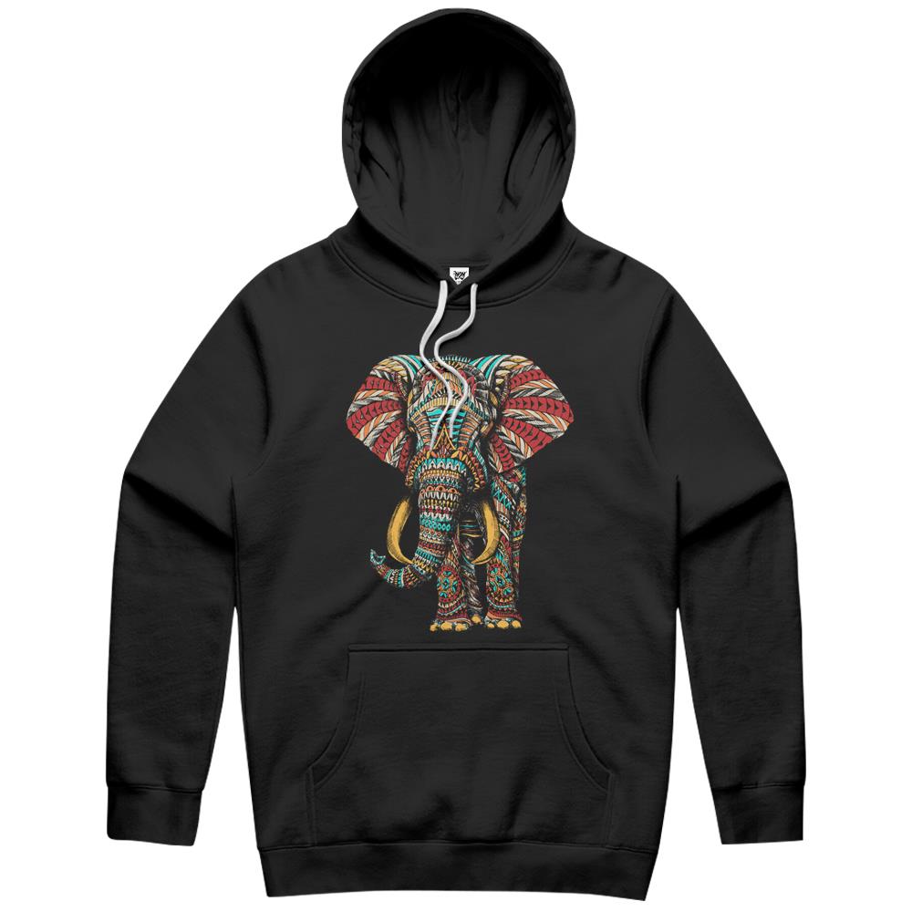 Ornate Elephant Hoodie