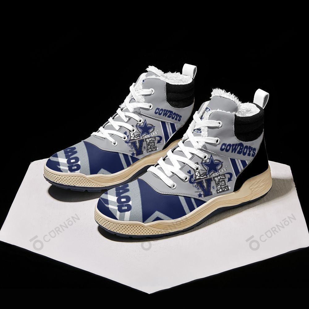 Dallas Cowboys Winter High Top Fashion Sneaker 22