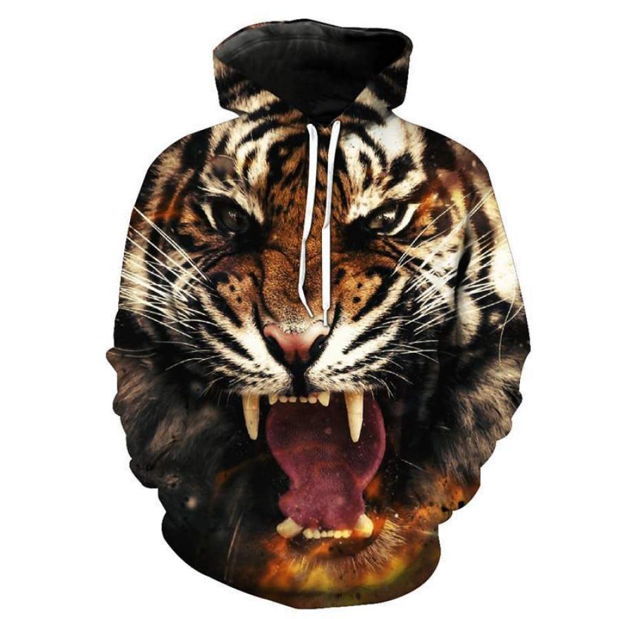 3D Animal Autumn Fashion Tracksuits Hooded Pullover Boys And Girls Hoodies