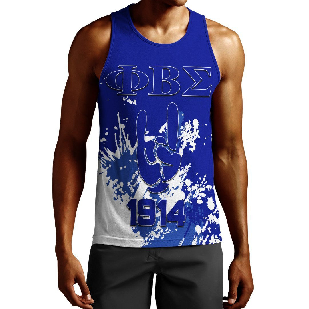 Fraternity Tank Top – Phi Beta Sigma Tank Top Customize Spaint Style