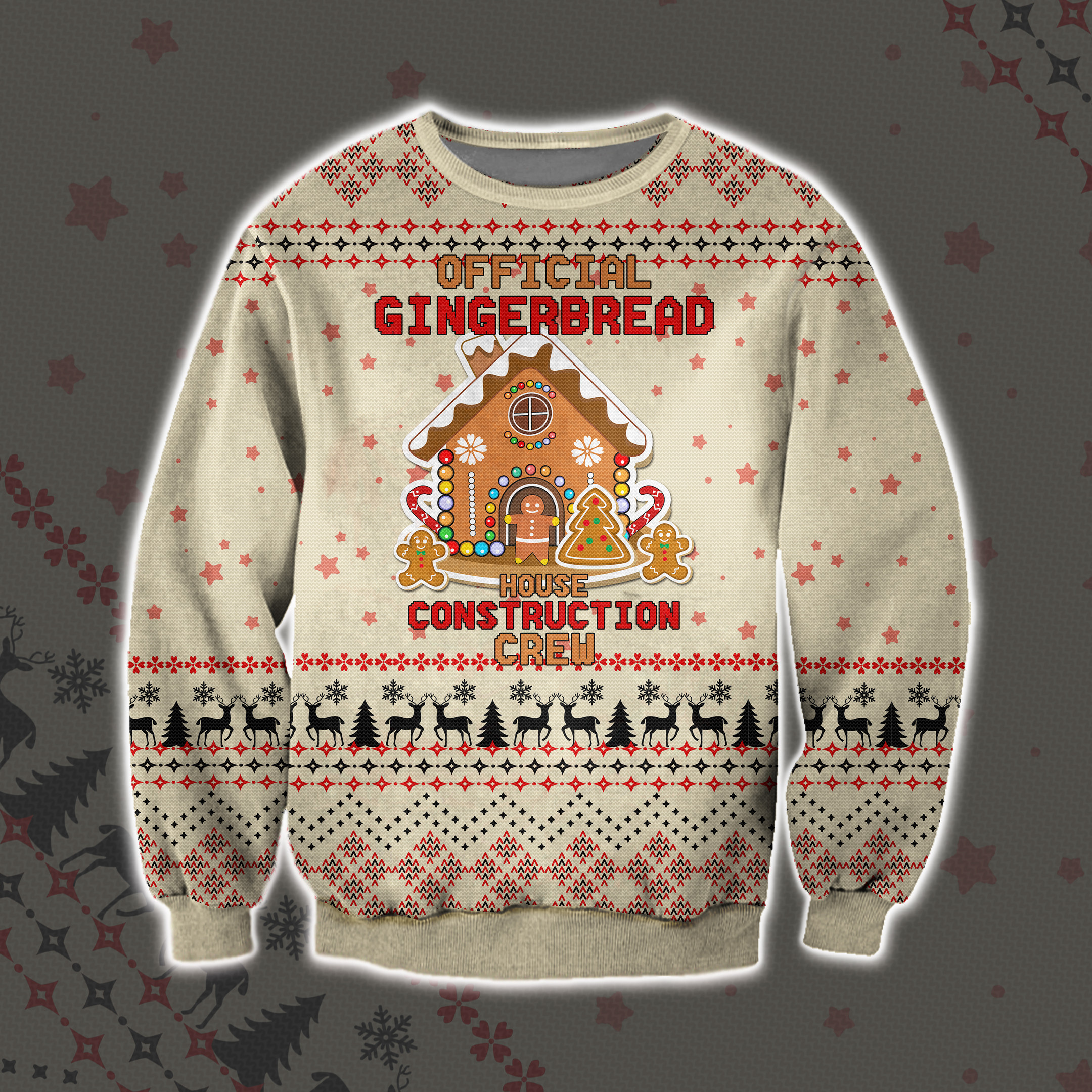 Gingerbread House Ugly Christmas Sweater