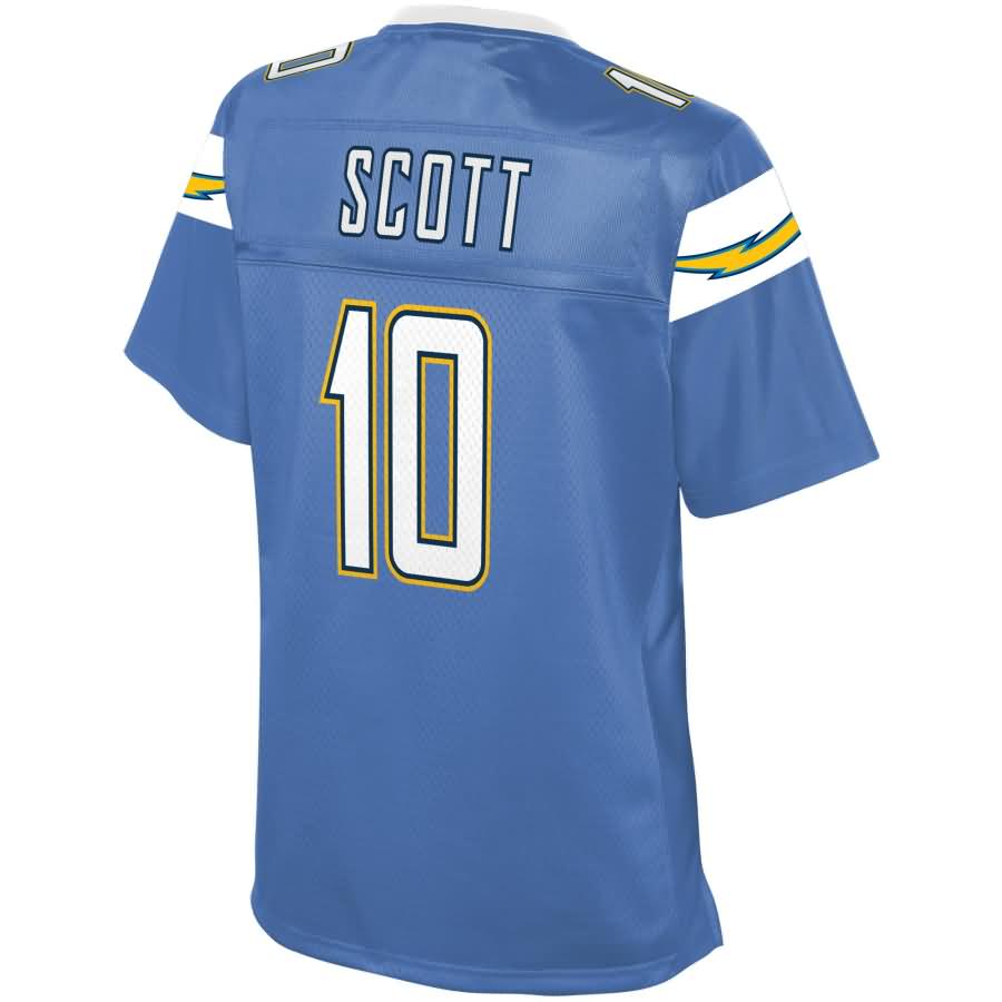 Artavis Scott Los Angeles Chargers NFL Pro Line Womens Alternate Player Jersey – Powder Blue