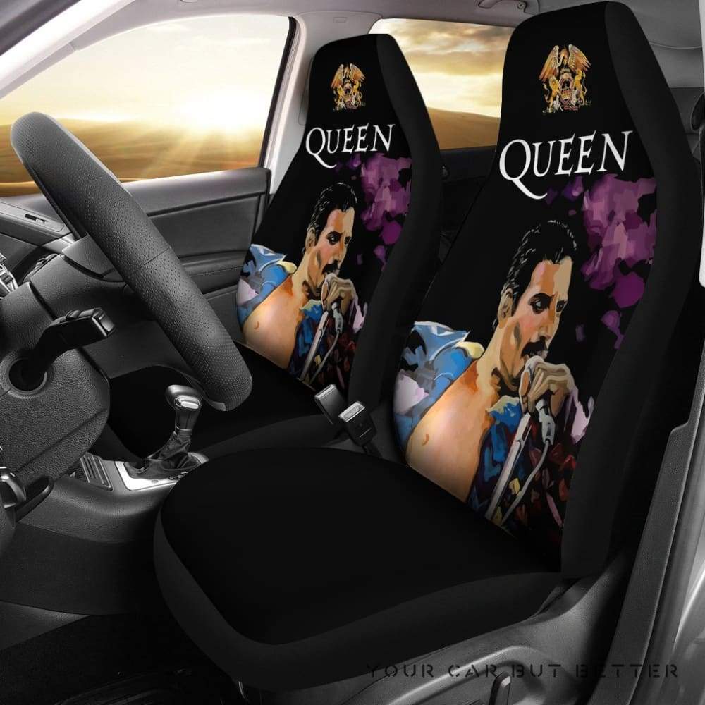 Freddie Mercury – Queen – Car Seat Covers  (Set Of 2)