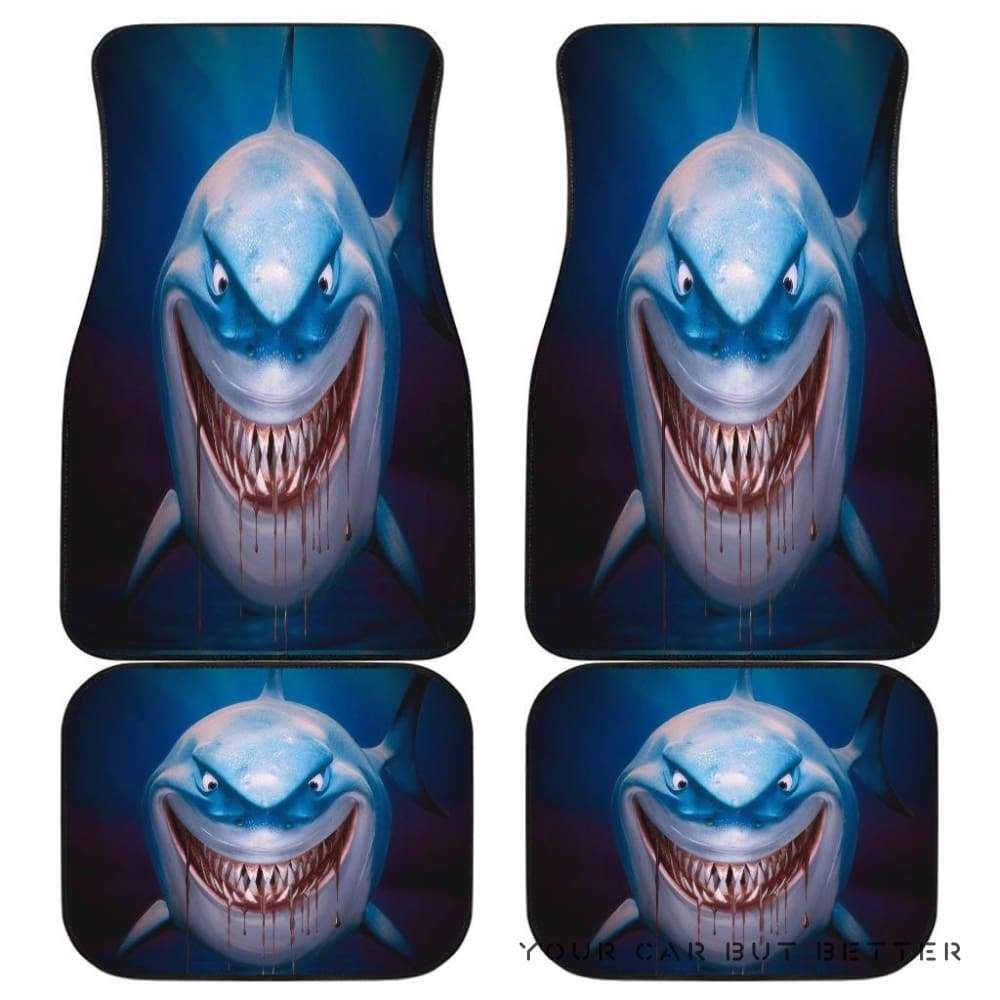 Shark Funny Car Floor Mats Personalized Car Seat Floor Mat Custom Print