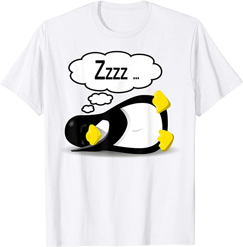 Cute Penguin Pajama Sleep T-shirt for bedtime