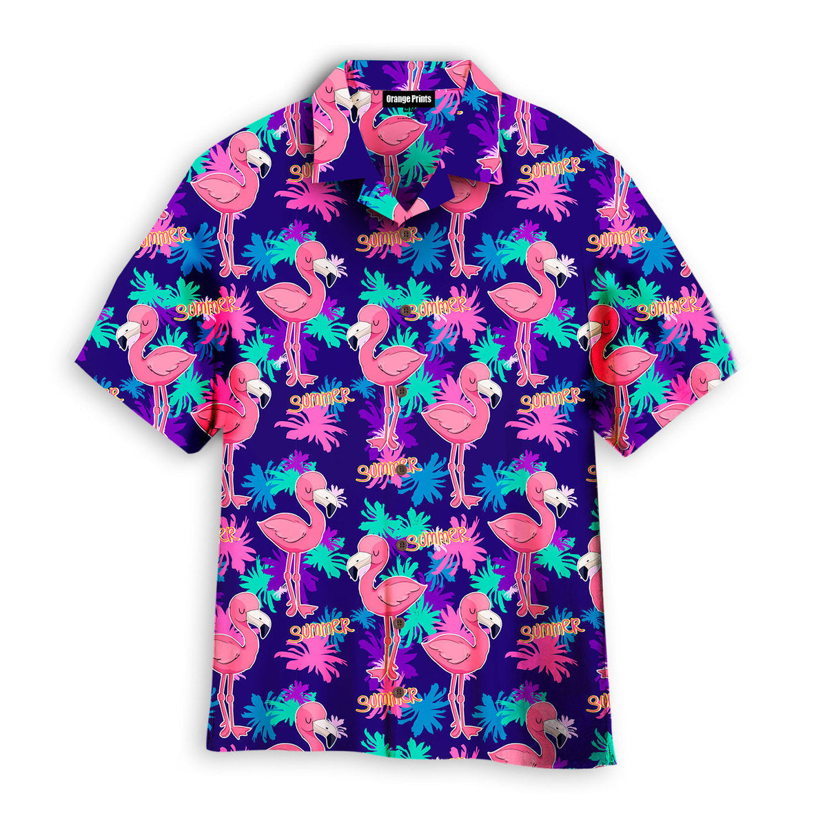 Pink Flamingo Hello Summer Aloha Hawaii Shirts For Men Women Ha63677