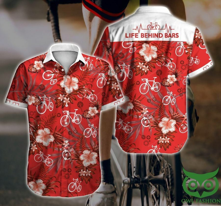 Cycling 3D Hawaii Shirt