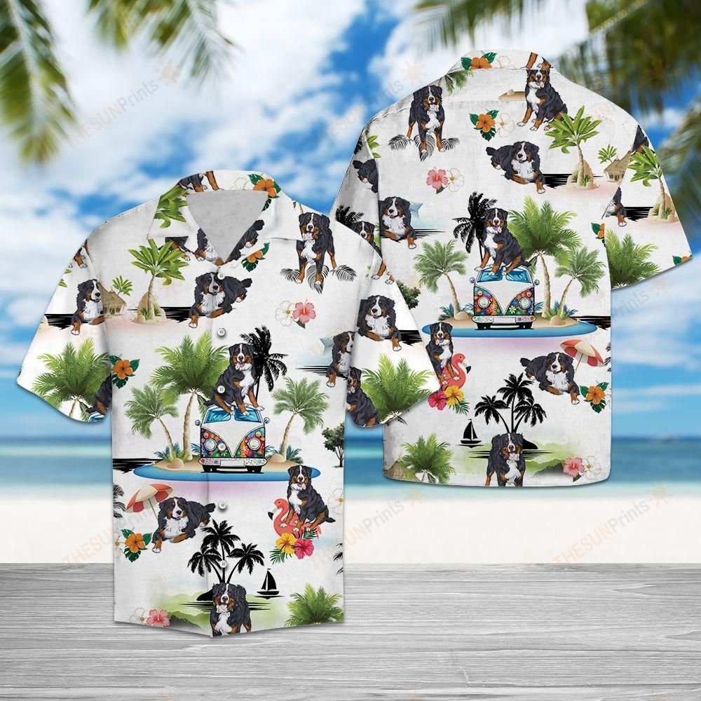 Bernese Mountain Dog Vacation Hawaiian Shirt Ha18714