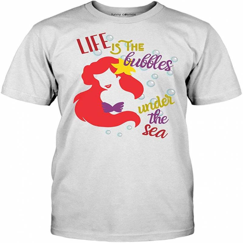 Ariel Lovers Life Is The Bubbles Under The Sea T Shirt Mermaid Shirt Shirt