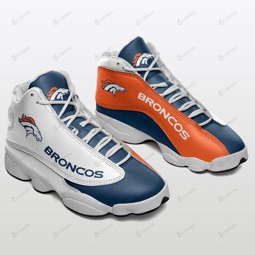 Denver Broncos Air Jd13 Sneakers Custom Tennis Shoes For Fan