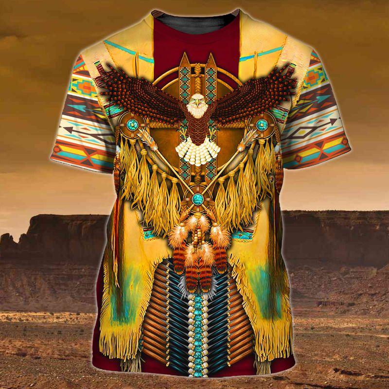 Eagle Indian Tribe Native American Pride Trending Shirts 3D Tshirt