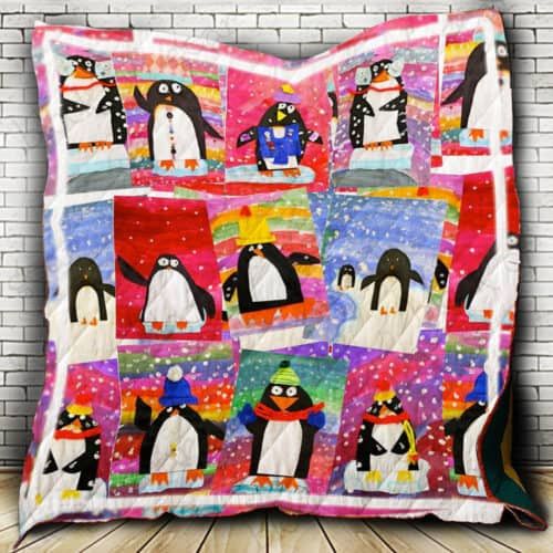 Color Penguin Cl22100126Mdq Quilt Blanket