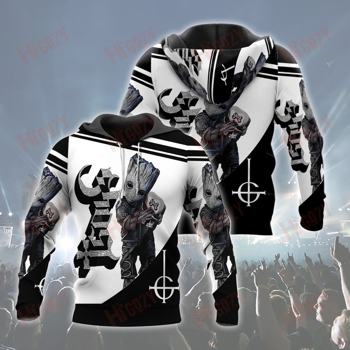 Baeelly™ Ghost Hoodie 3D – Mtg3