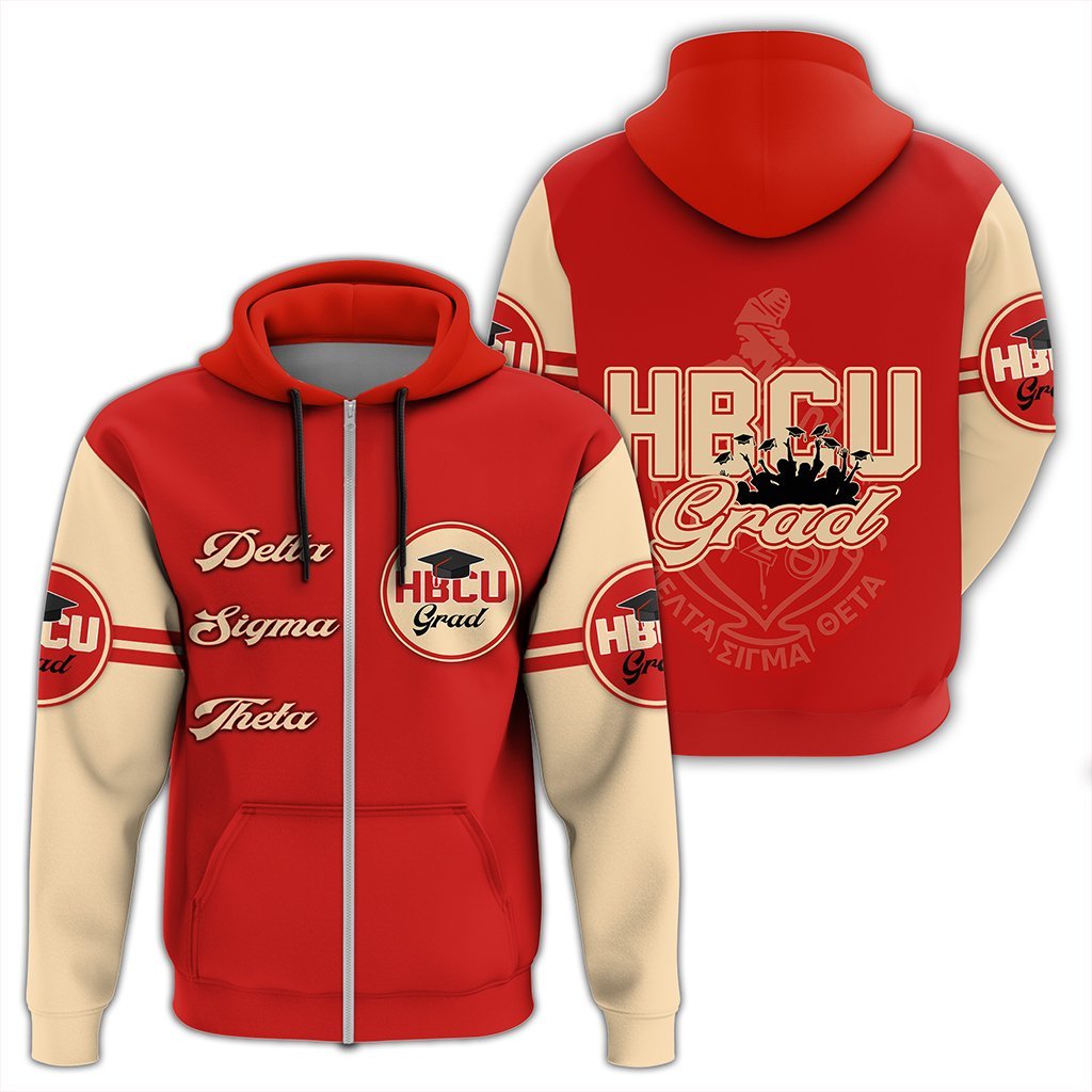 Masonstars Hoodie – Delta Sigma Theta HBCU Grad Zip Hoodie J09