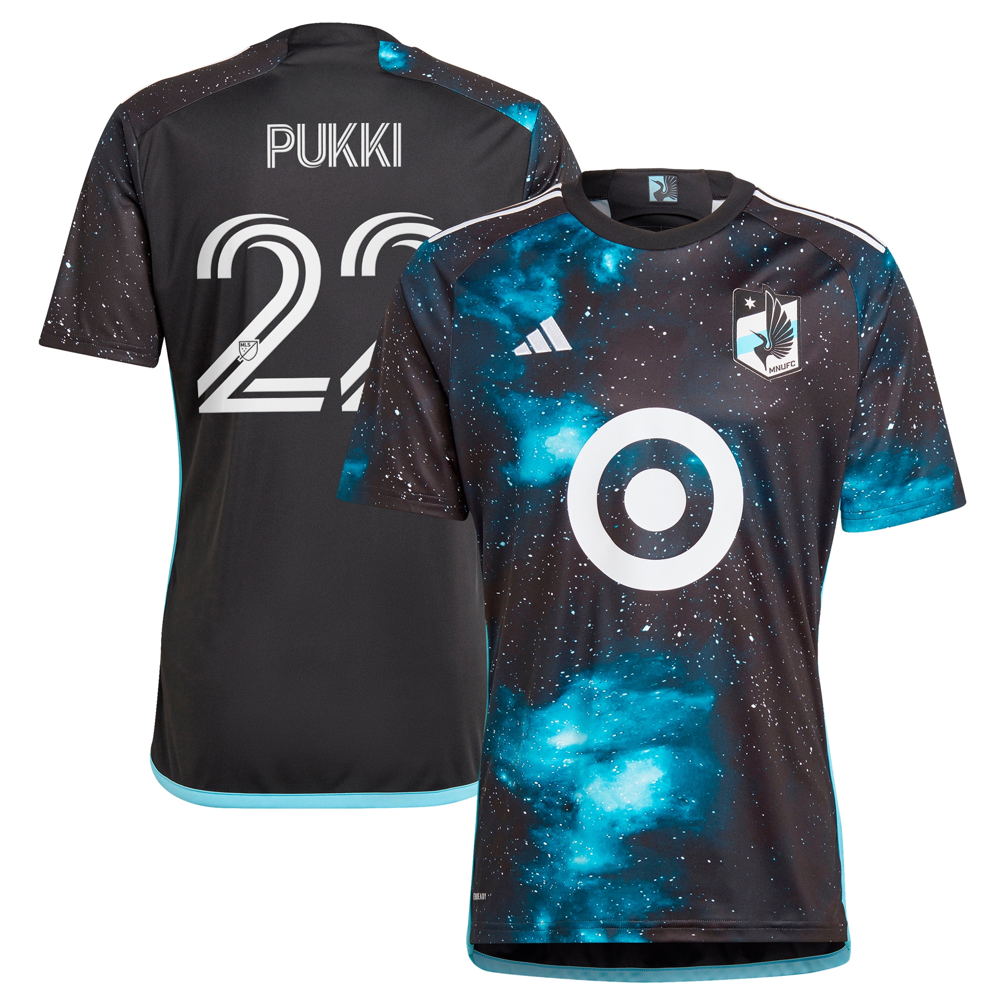 Teemu Pukki Minnesota United FC 2024 Starry Night Replica Player Jersey – Black