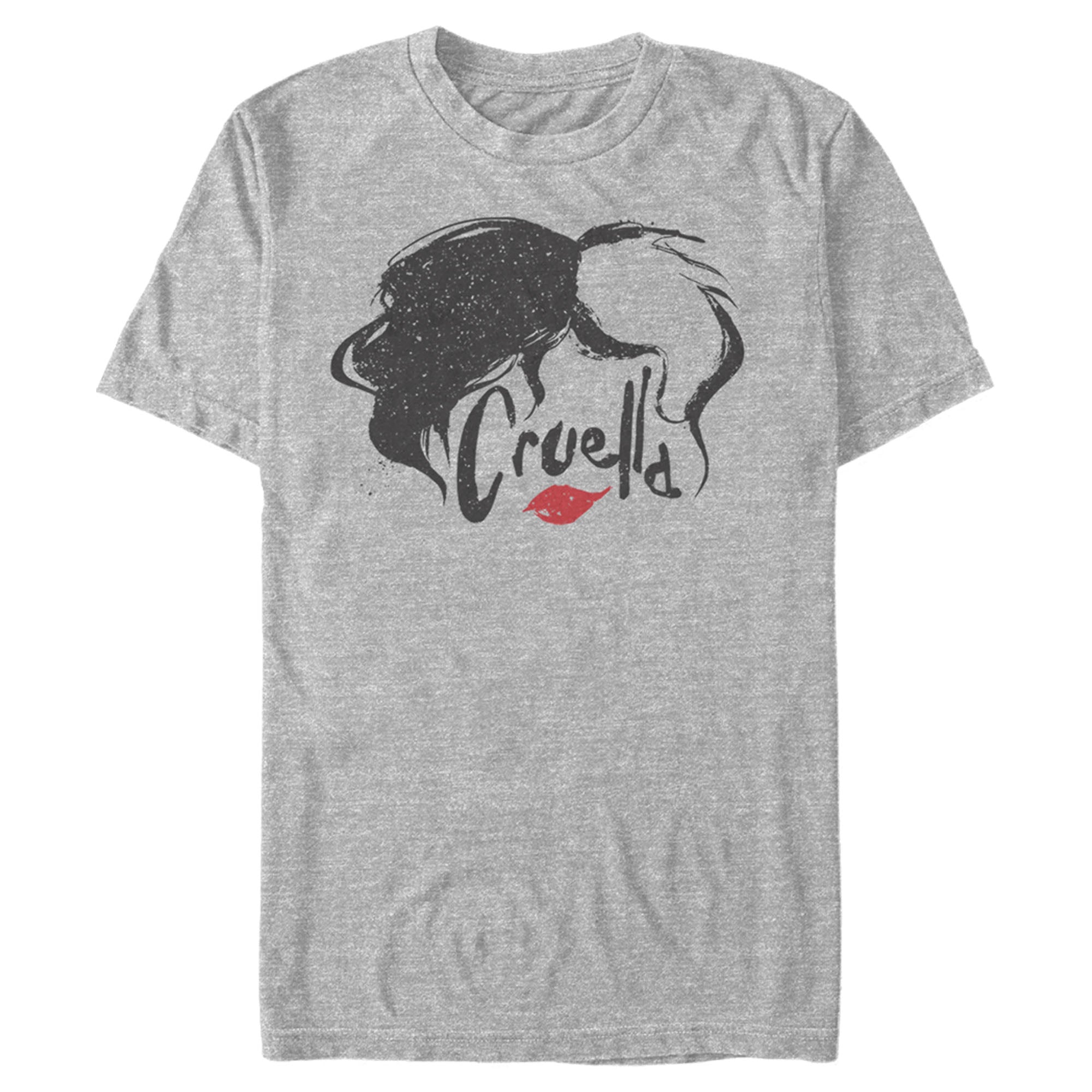 Cruella Men’S Red Lips Logo  T-Shirt