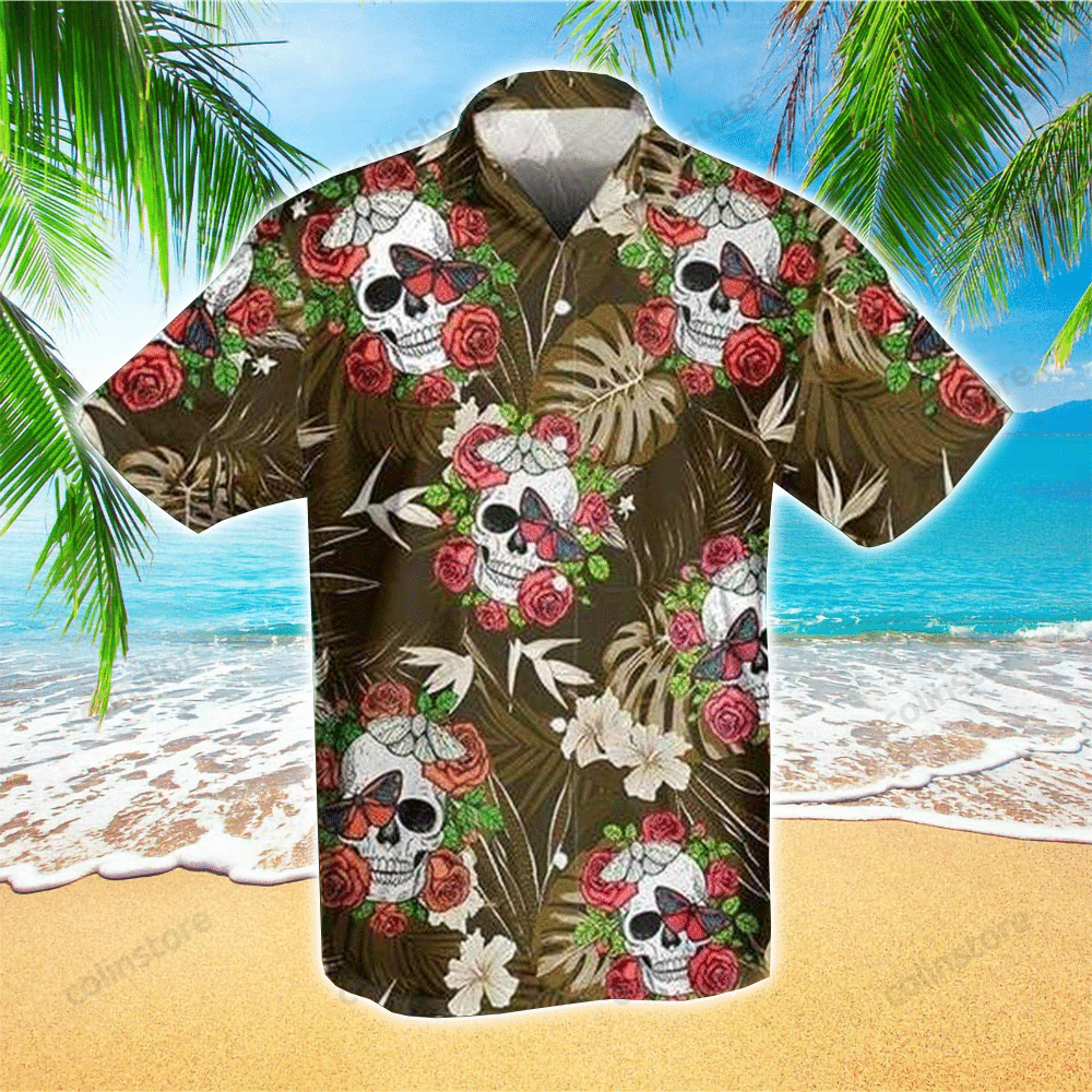 Mexico Hawaii Shirt Aloha Tropical Sleeve Summer All Size Ha44122