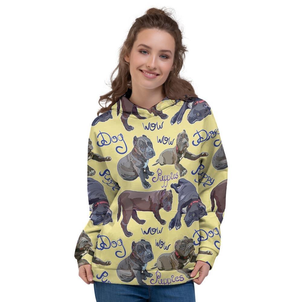 Pitbull Puppy Women’S Hoodie