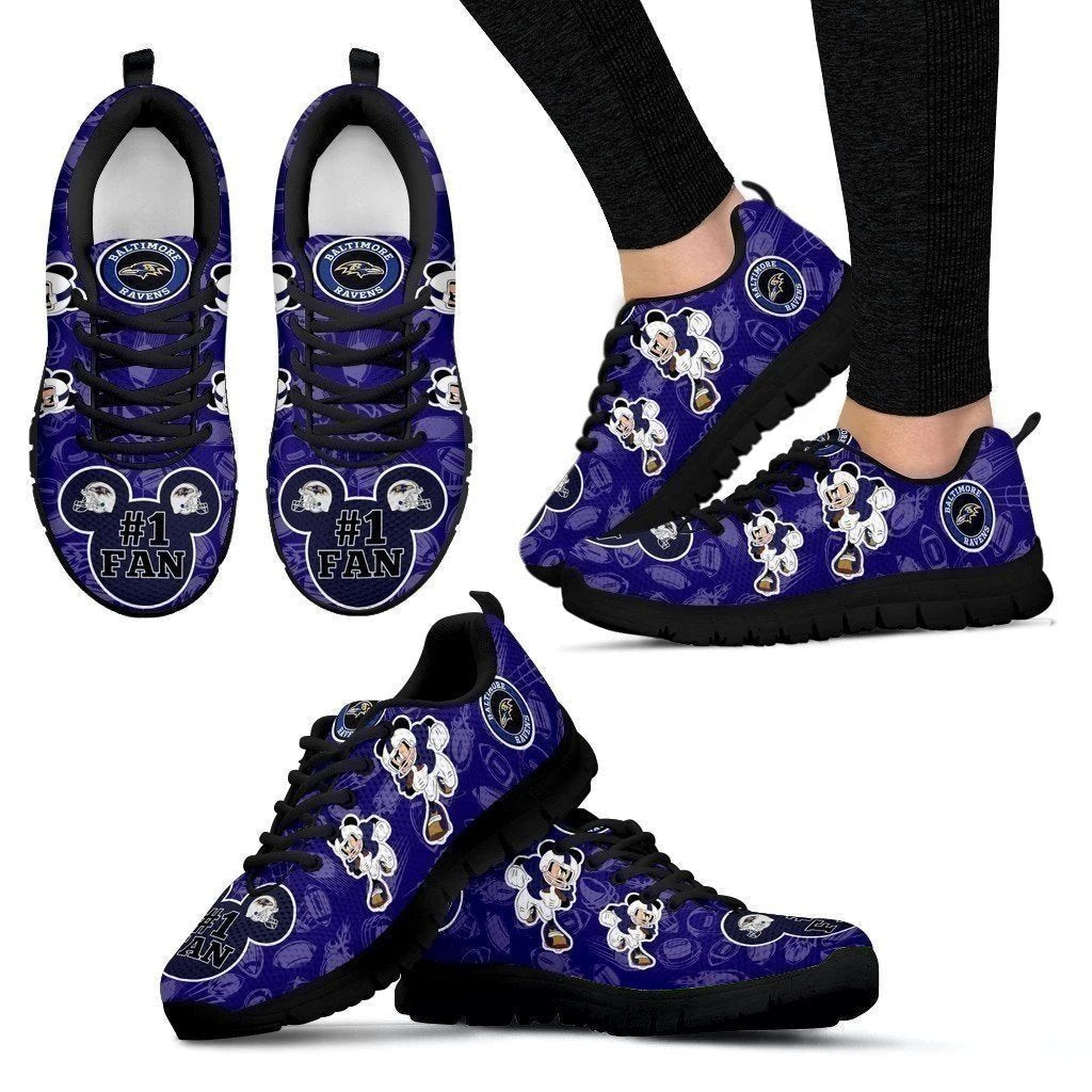 Baltimore Ravens Women’S Sneakers For Fan