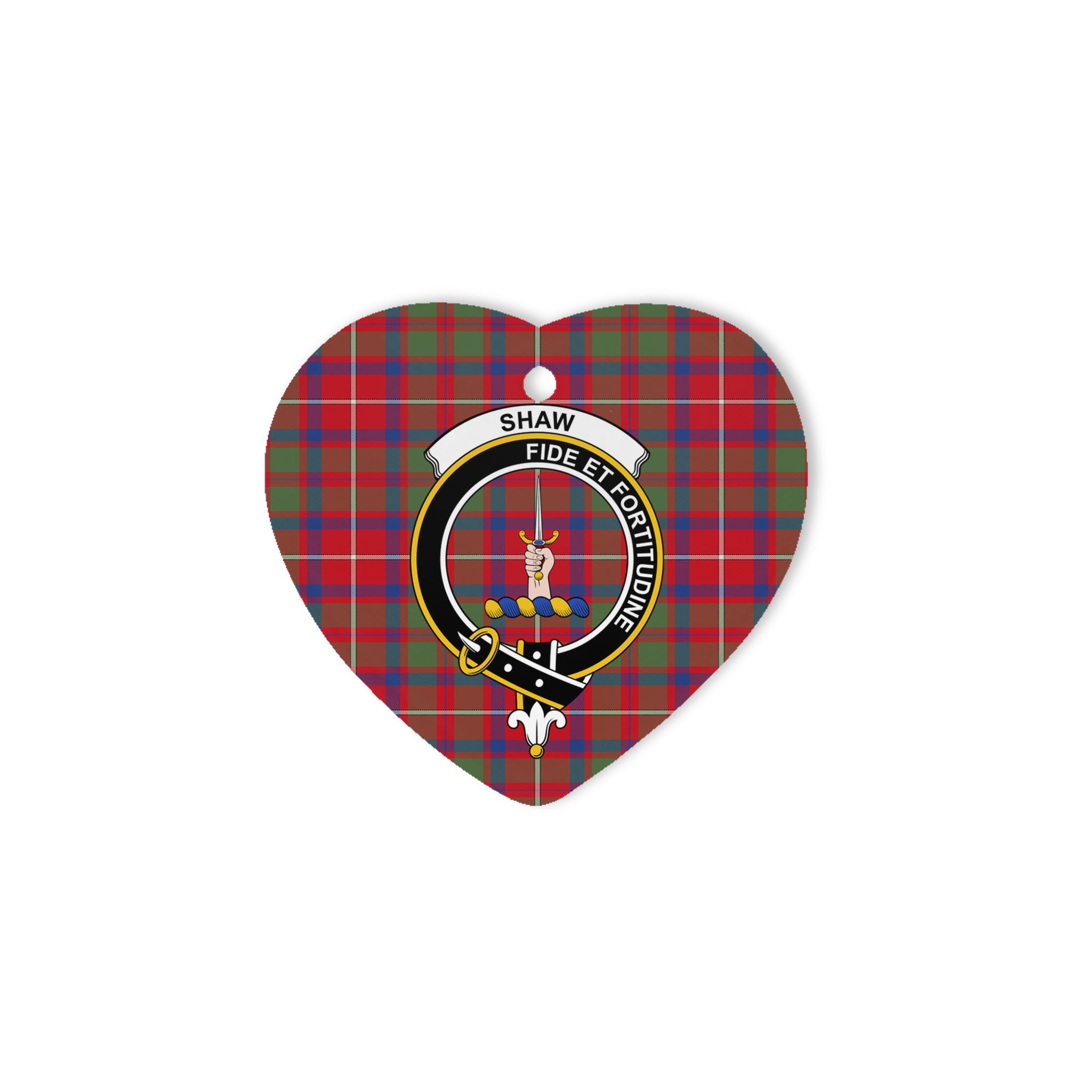 Shaw Of Tordarroch Scottish Clan Plaid Ornament Gift. Christmas Tree Ornament Shaw Of Tordarroch Clan Tartan Ornament Great Christmas Ornaments Gift Heart Ornament