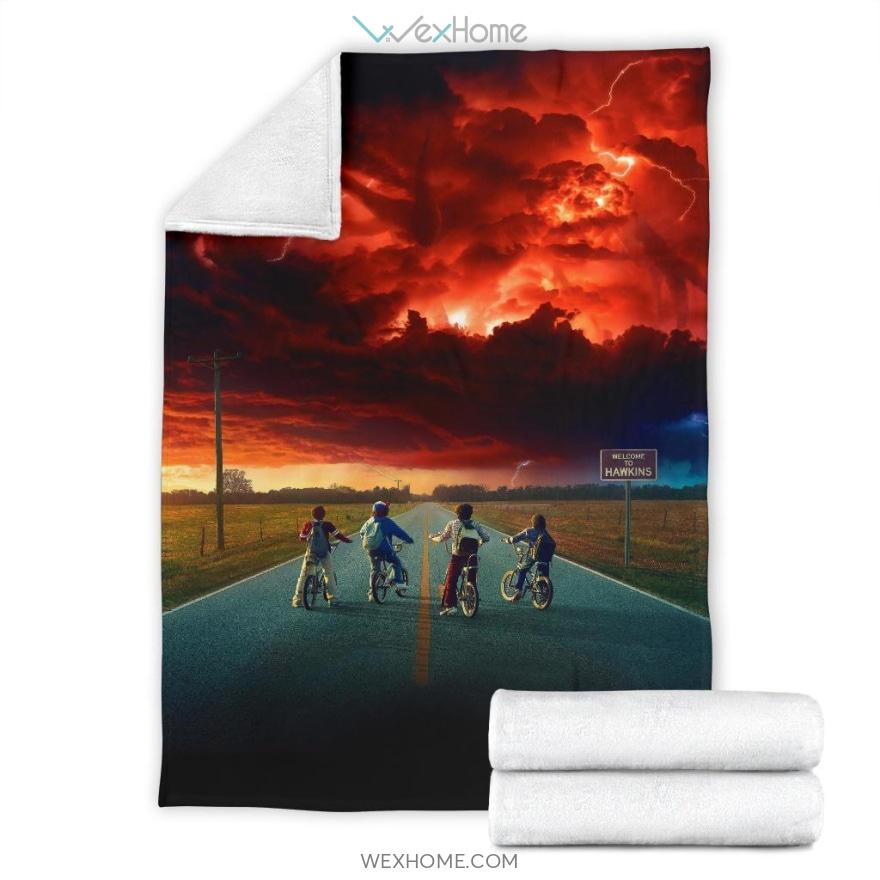 Stranger Things Movie Premium Blanket