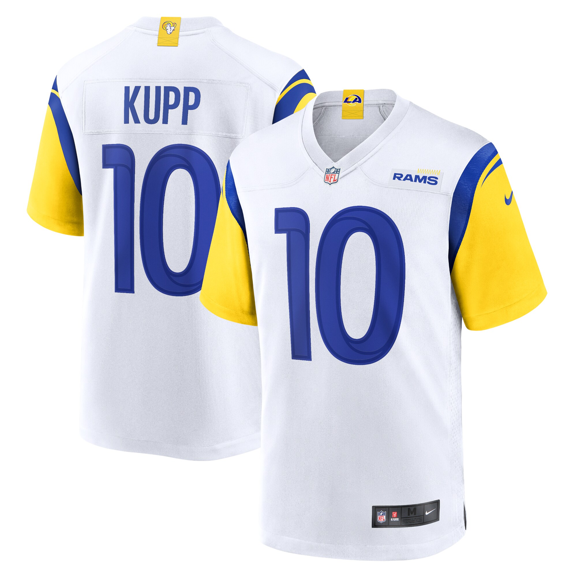 Men’s Los Angeles Rams Cooper Kupp White Alternate Player Game Jersey