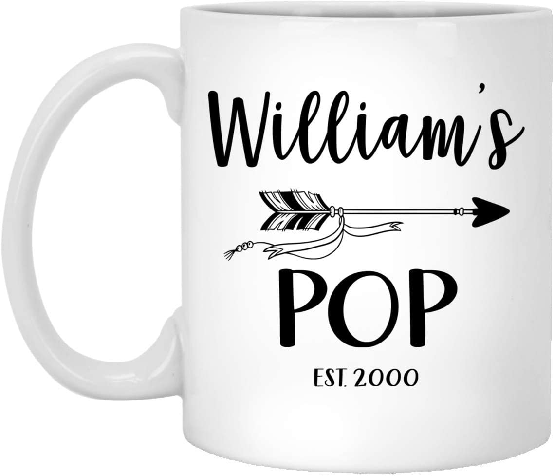 New Pop Mug – Personalized Pop Mug – Baby Reveal Mug – First Time Pop Gift – Father’S Day Gift 11Oz